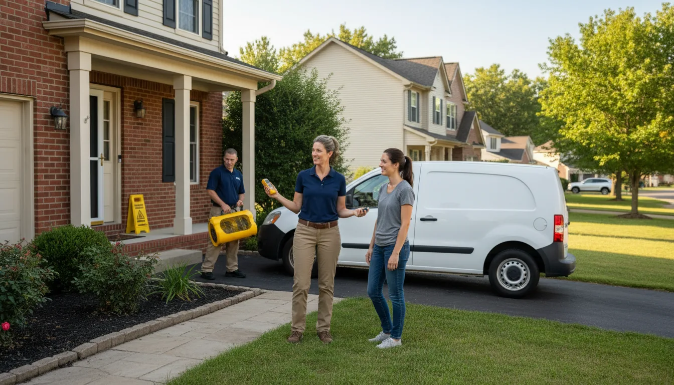 Water restoration image for Water Damage & Restoration Services in Convoy, OH